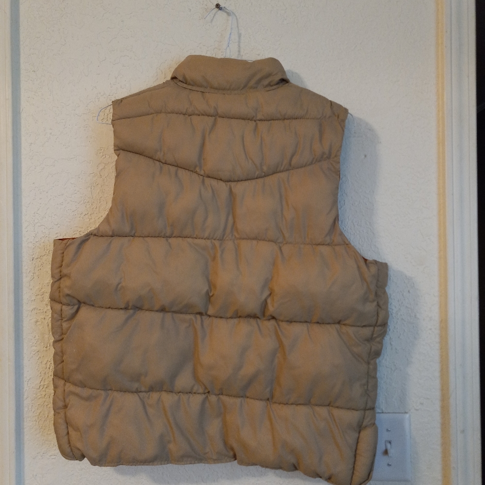 Vintage 90s Black Sheep Reversible Puffer Vest - Picture 6 of 8